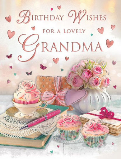 Picture of BIRTHDAY WISHES LOVELY GRANDMA